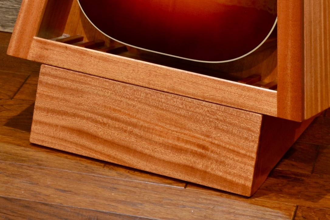 ClimaStand Triangle Humidor with Base - African Mahogany Acoustic Remedy Cases