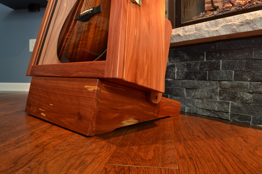 ClimaStand Triangle Humidor with Base - Cedar Acoustic Remedy Cases