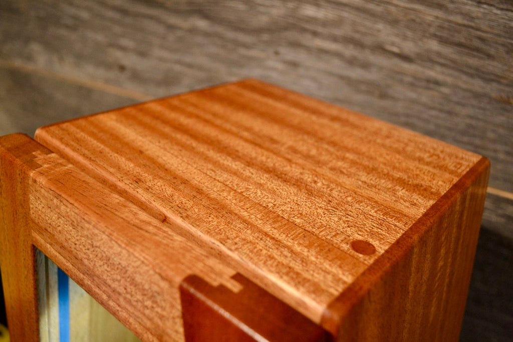 ClimaStand Triangle Humidor with Base - African Mahogany Acoustic Remedy Cases