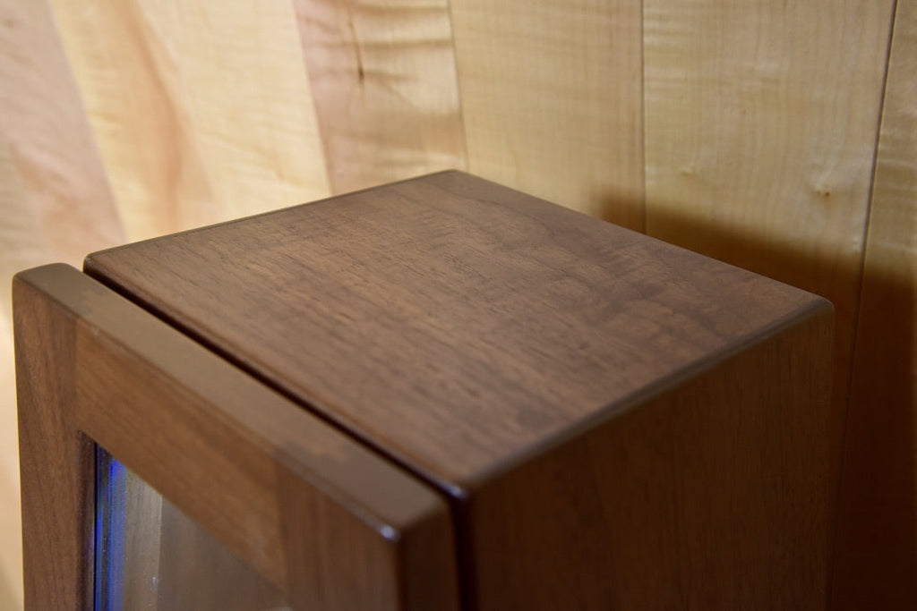 ClimaStand Triangle Humidor with Base - Walnut Acoustic Remedy Cases