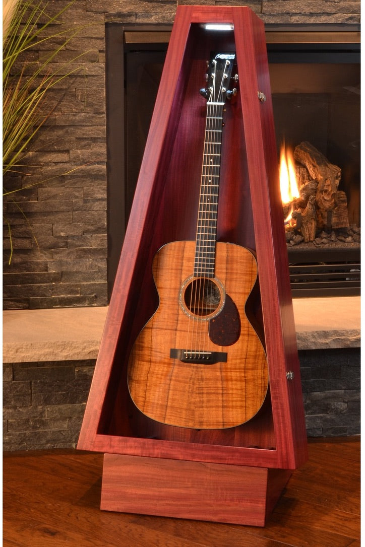 ClimaStand Triangle Humidor with Base - Purplehart Acoustic Remedy Cases