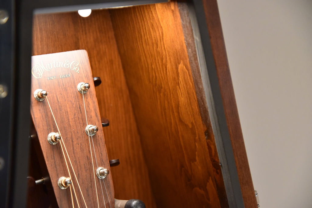 ClimaStand Triangle Humidor with Base - 300 Year Old Reclaimed Wood with Boston Stain Acoustic Remedy Cases