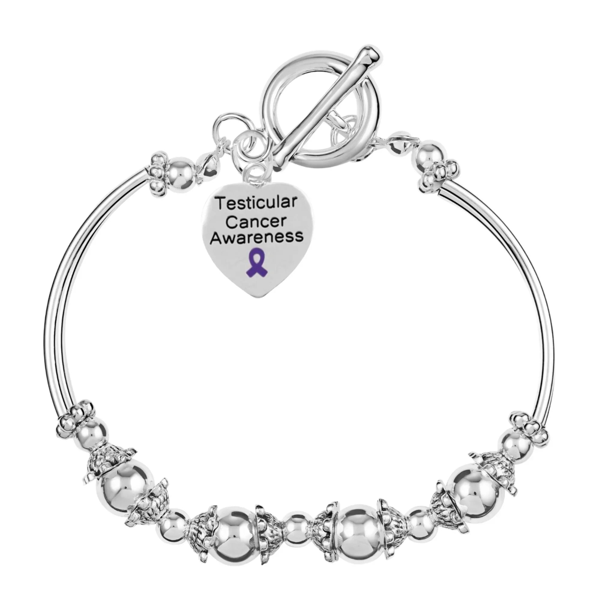 Testicular Cancer Awareness Partial Beaded Bracelets The Awareness Company
