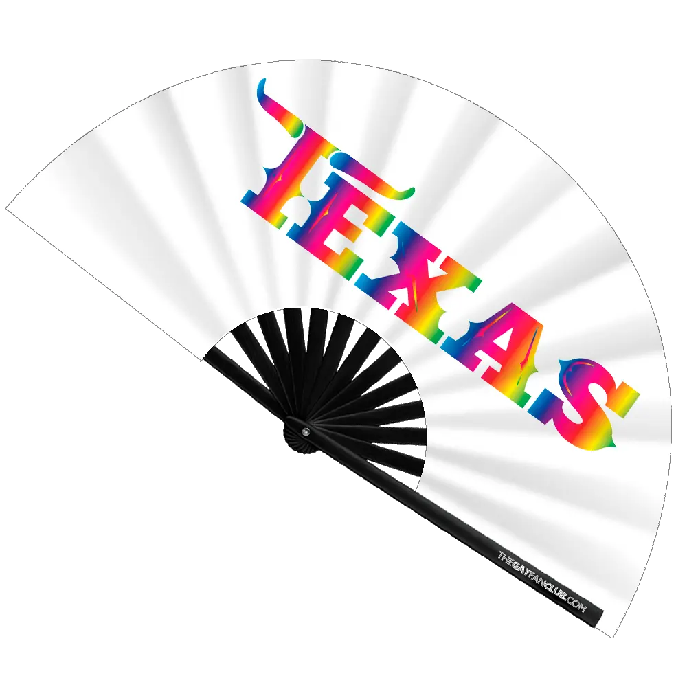 Texas Hand Fan The Gay Fan Club
