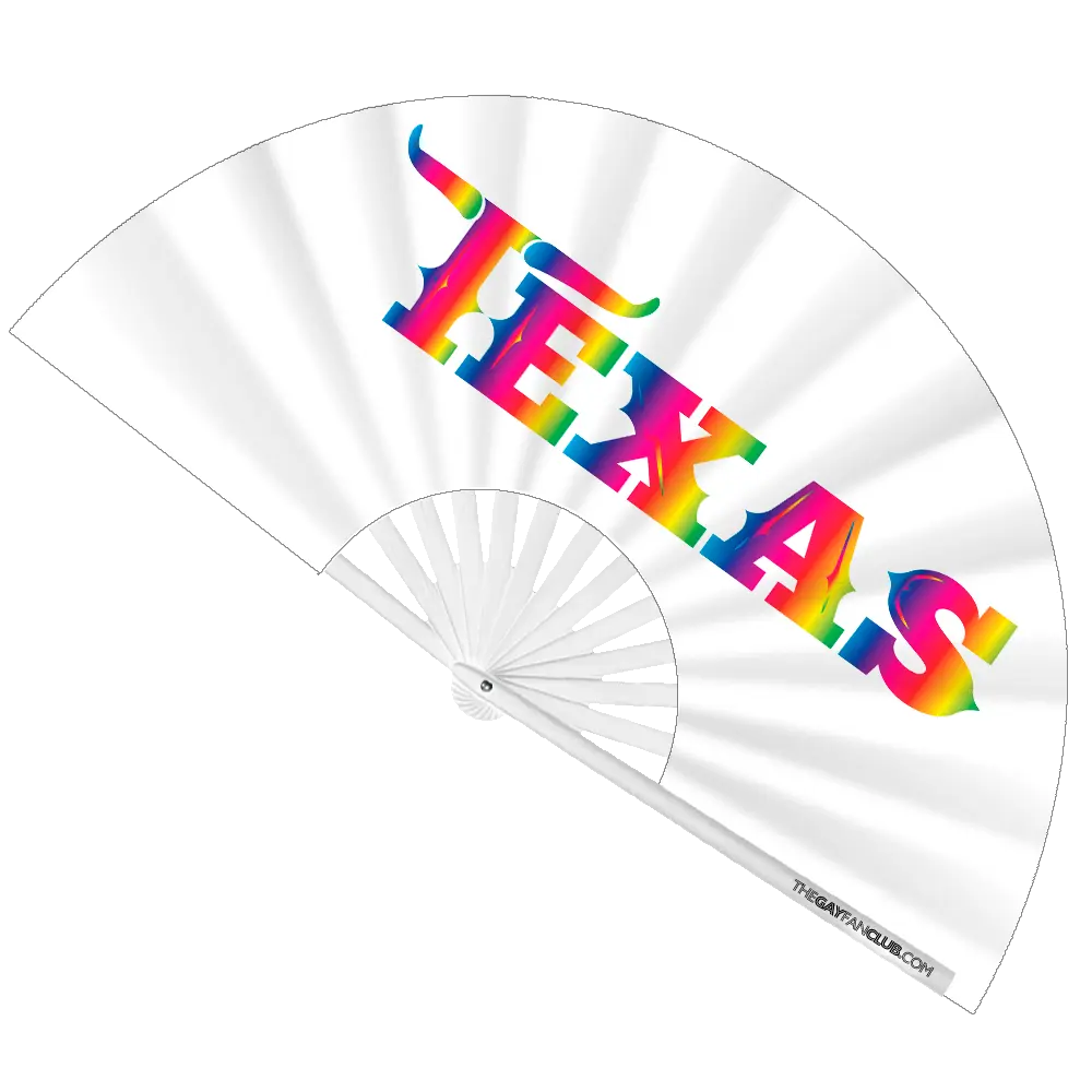 Texas Hand Fan The Gay Fan Club