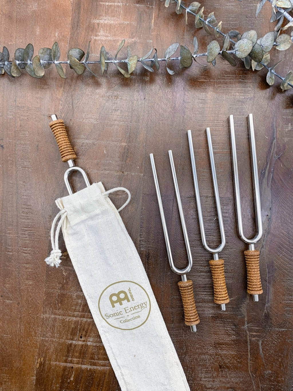 7 Chakra Healing Tuning Fork Set with Travel Case Sound Healing LAB