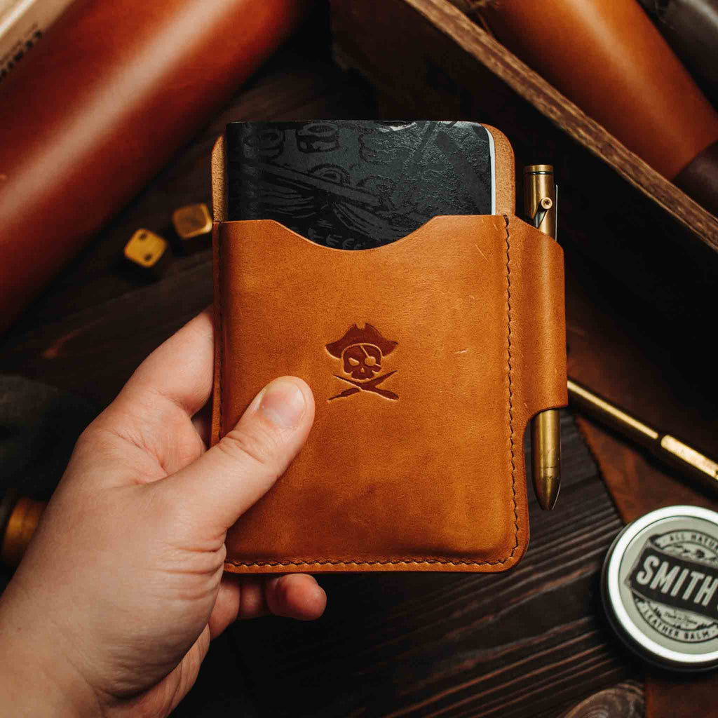 Large Pocket Organizer - First Mate Fatty | Leather Pocket Carrier | Multi-tool Pirate Goods