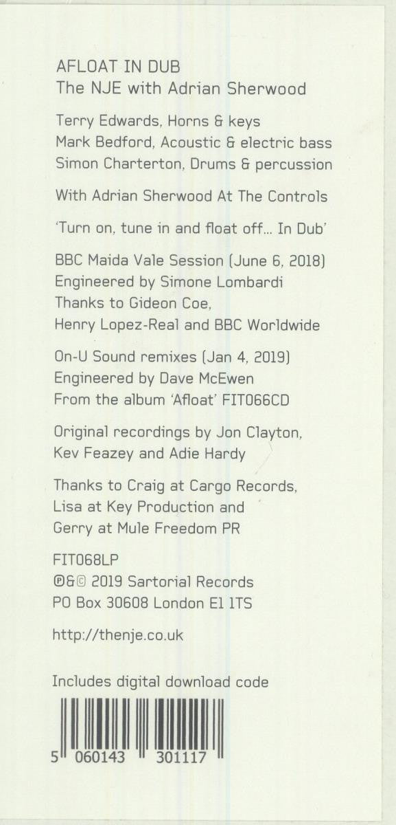 The Near Jazz Experience With Adrian Sherwood - Afloat In Dub | Mint (M) Generic Love Vinyl Records