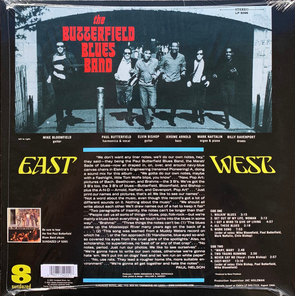 The Paul Butterfield Blues Band - East-West (BLUE VINYL) | Mint (M) Mint (M) Love Vinyl Records