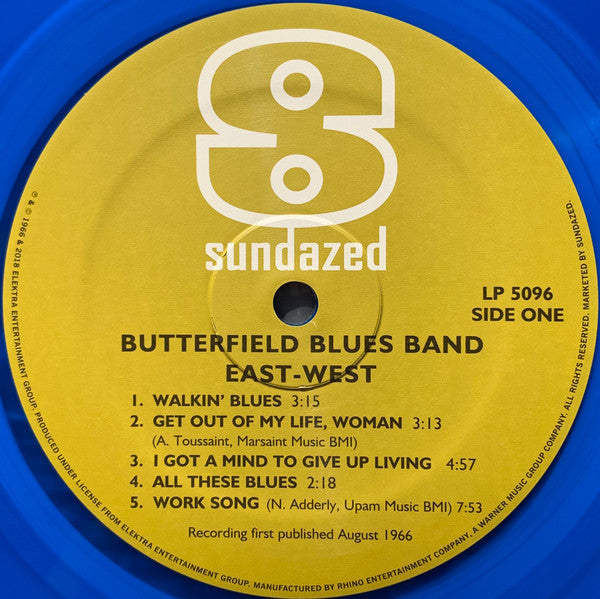 The Paul Butterfield Blues Band - East-West (BLUE VINYL) | Mint (M) Mint (M) Love Vinyl Records