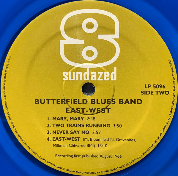 The Paul Butterfield Blues Band - East-West (BLUE VINYL) | Mint (M) Mint (M) Love Vinyl Records