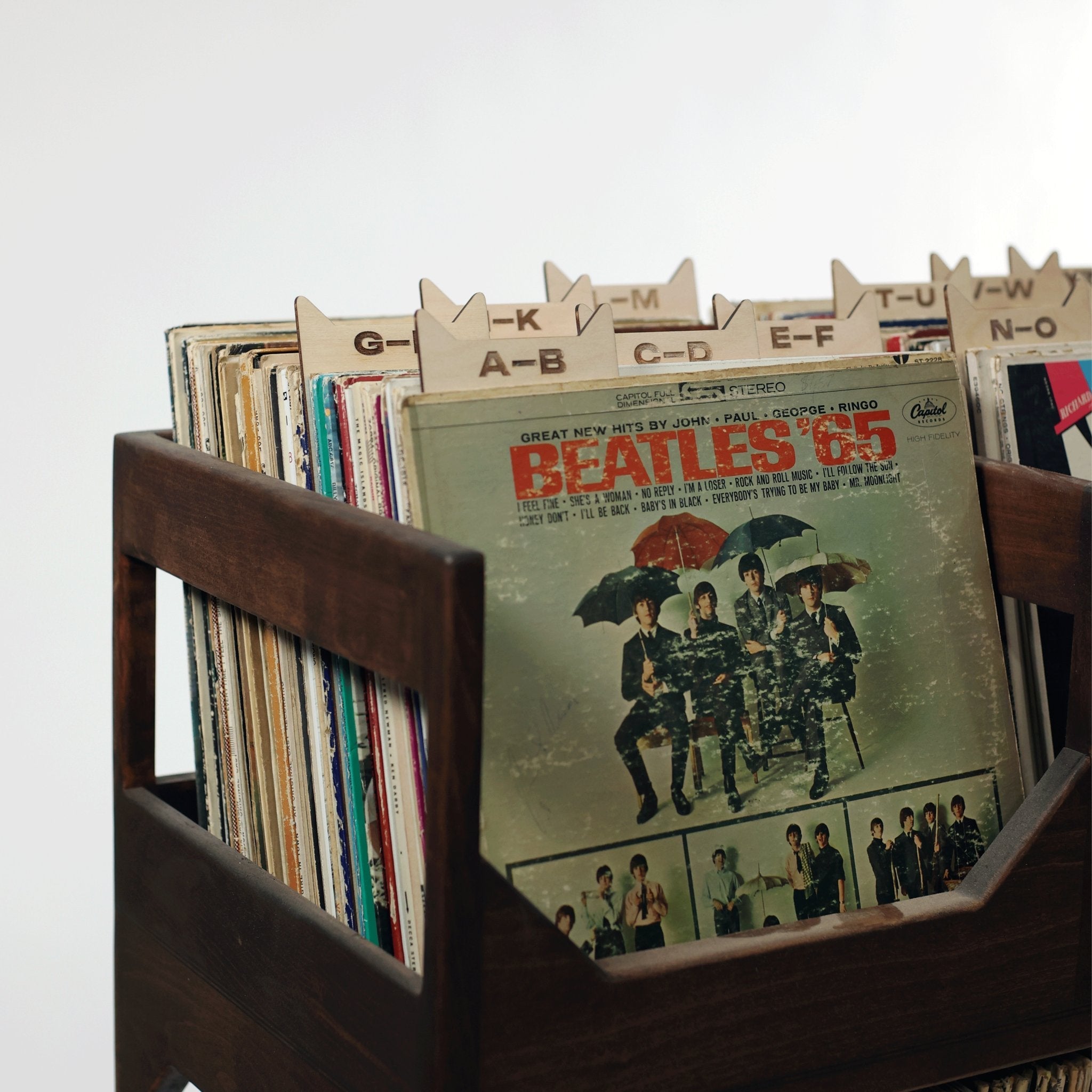 The Vinyl Record Dividers WickerWoodWorks