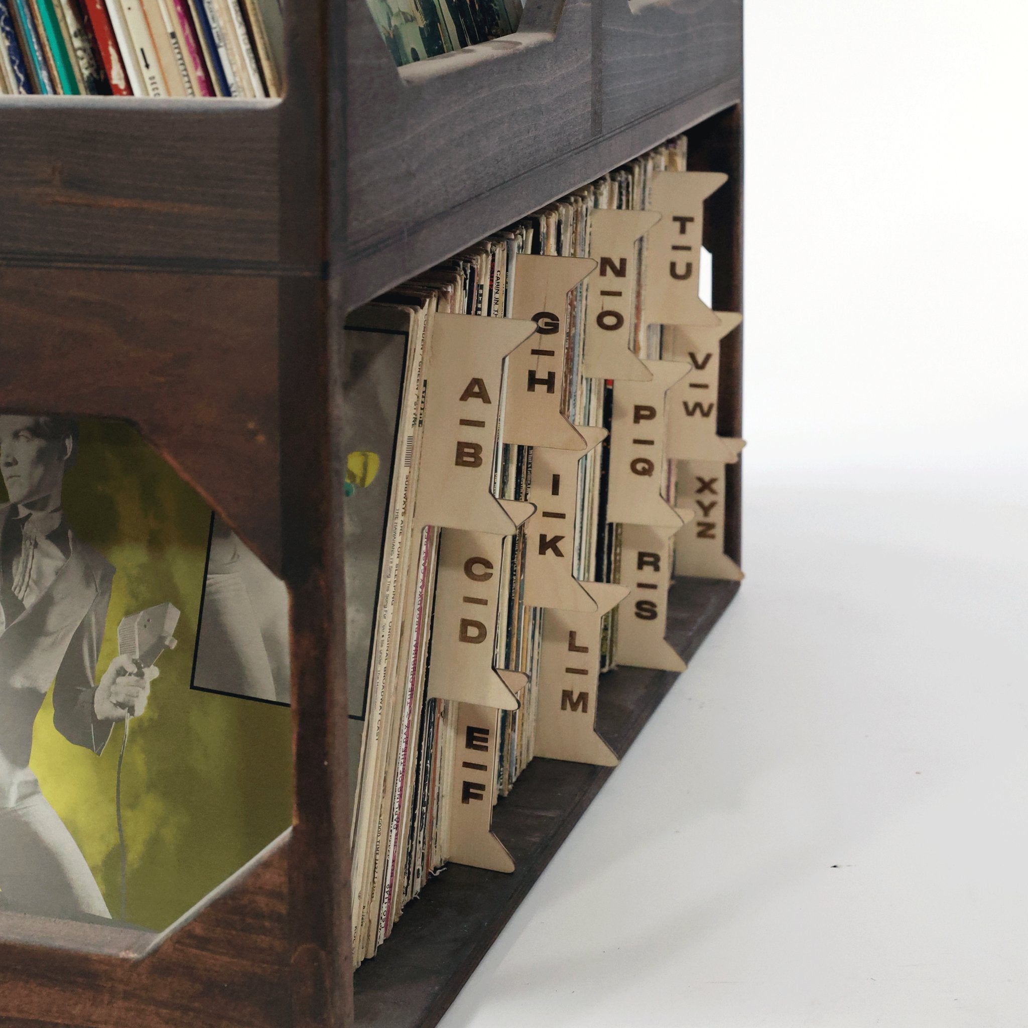 The Vinyl Record Dividers WickerWoodWorks