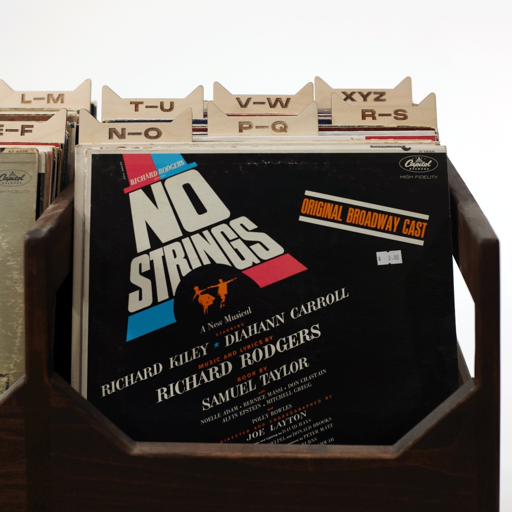 The Vinyl Record Dividers WickerWoodWorks