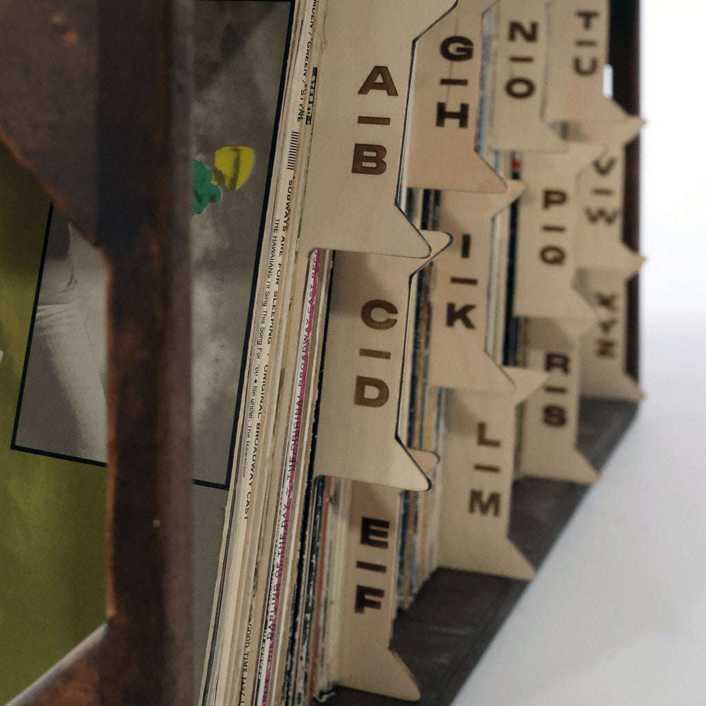 The Vinyl Record Dividers WickerWoodWorks