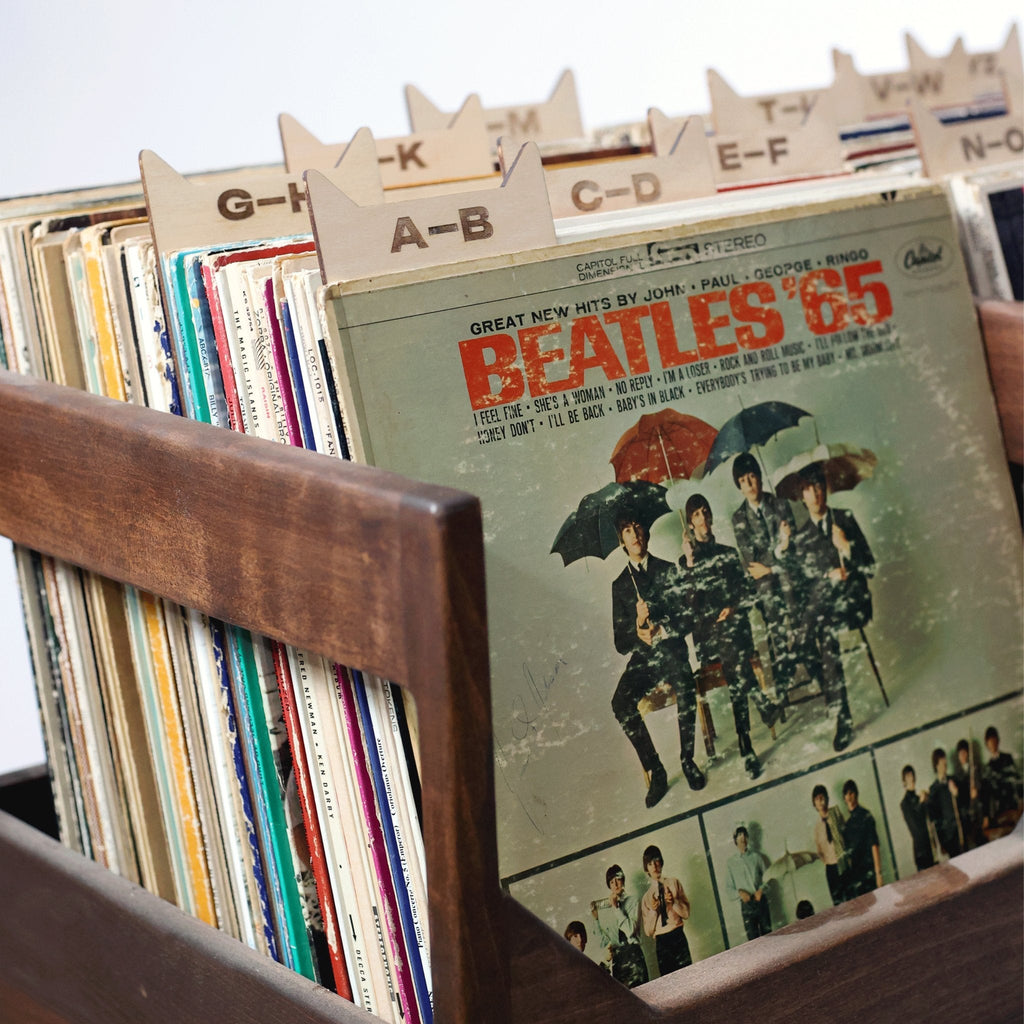 The Vinyl Record Dividers WickerWoodWorks