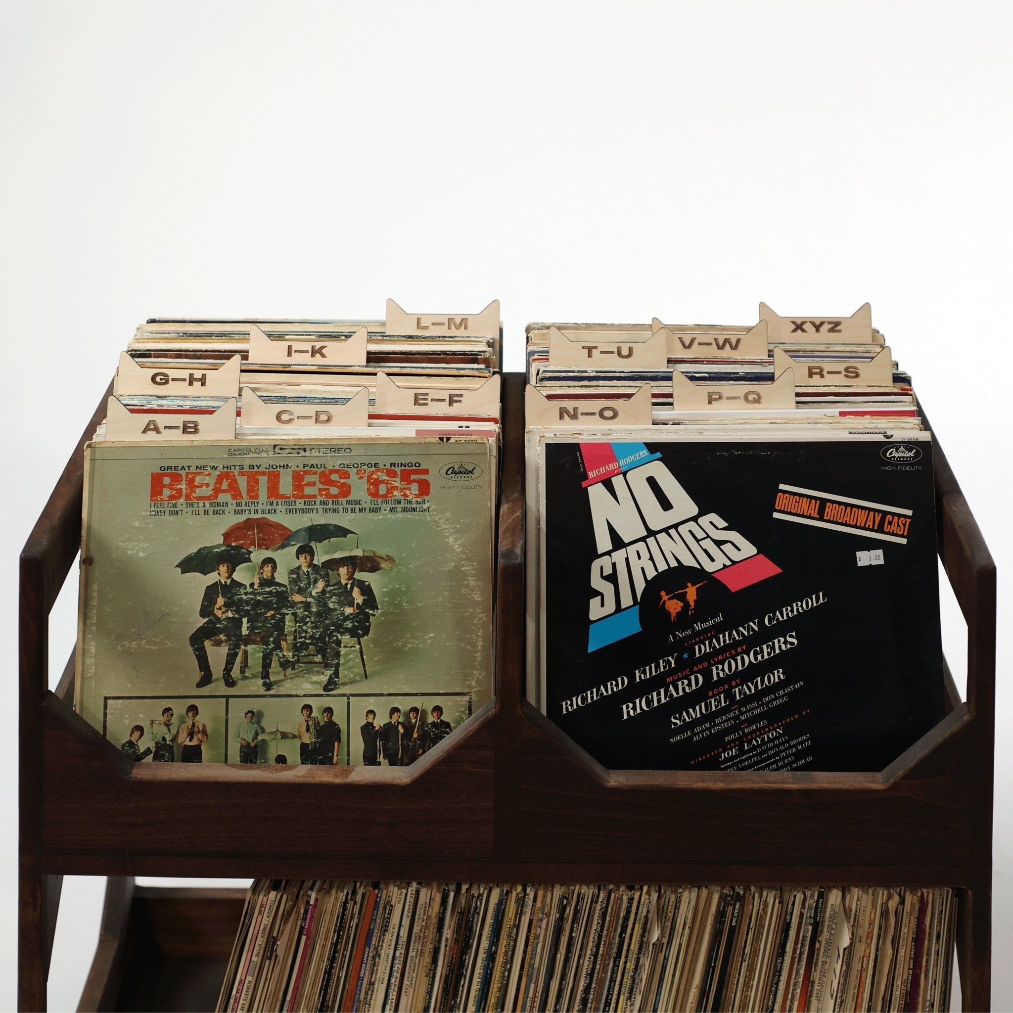 The Vinyl Record Dividers WickerWoodWorks