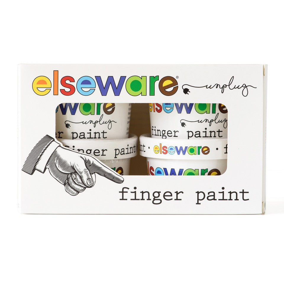 All-Natural Finger Paint – Long Lasting, Shelf Stable Non-Toxic elseware unplug