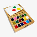 Watercolor Set – Bamboo Box – 18 Pans – Eco-Friendly elseware unplug