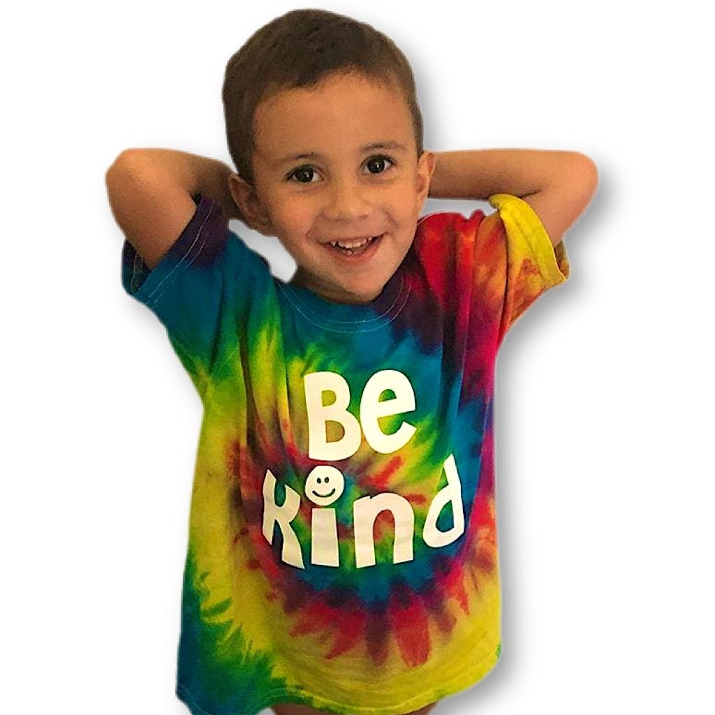 Tie Dye Kids Tee Kind Cotton