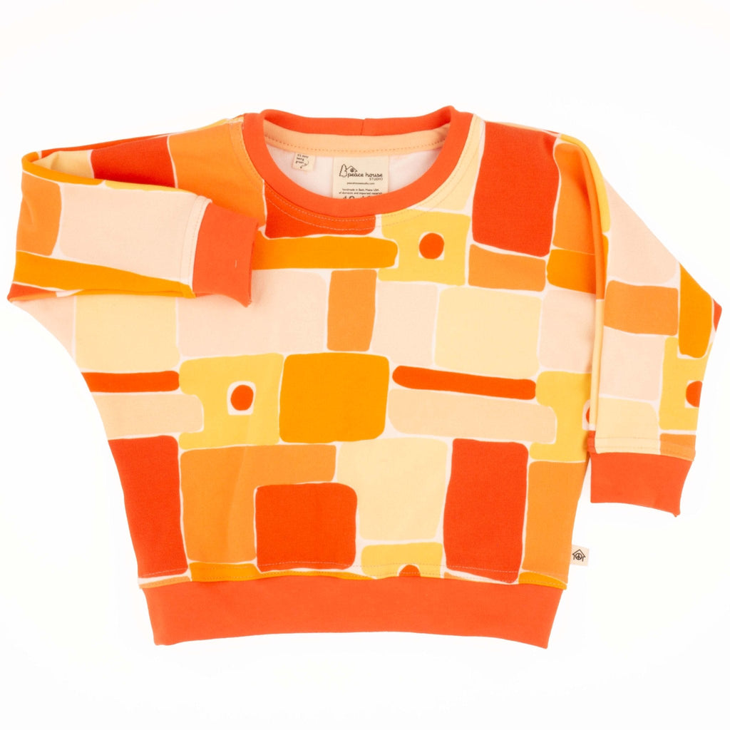 Baby Print Sweatshirt Peace House Studio