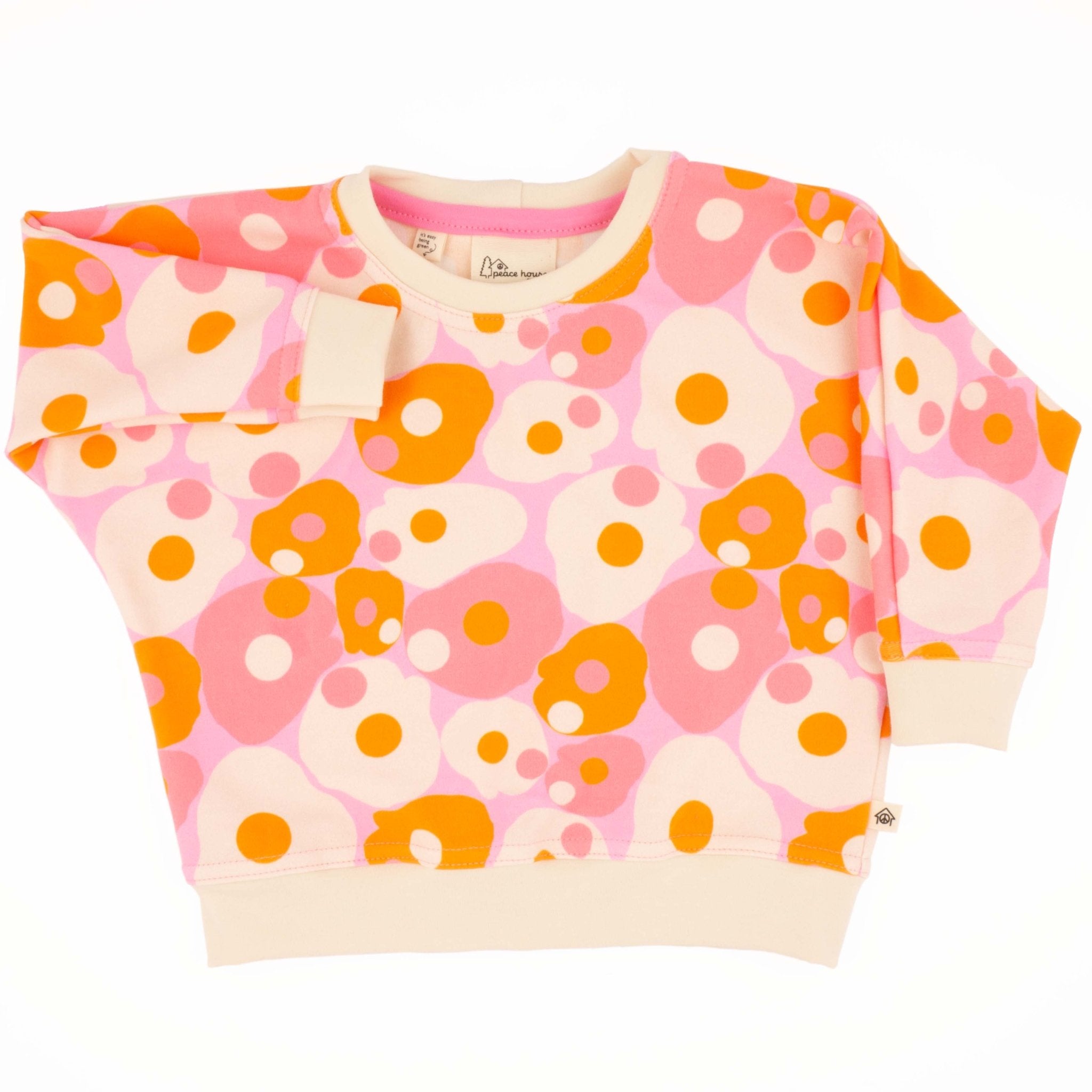 Toddler Print Sweatshirt Peace House Studio