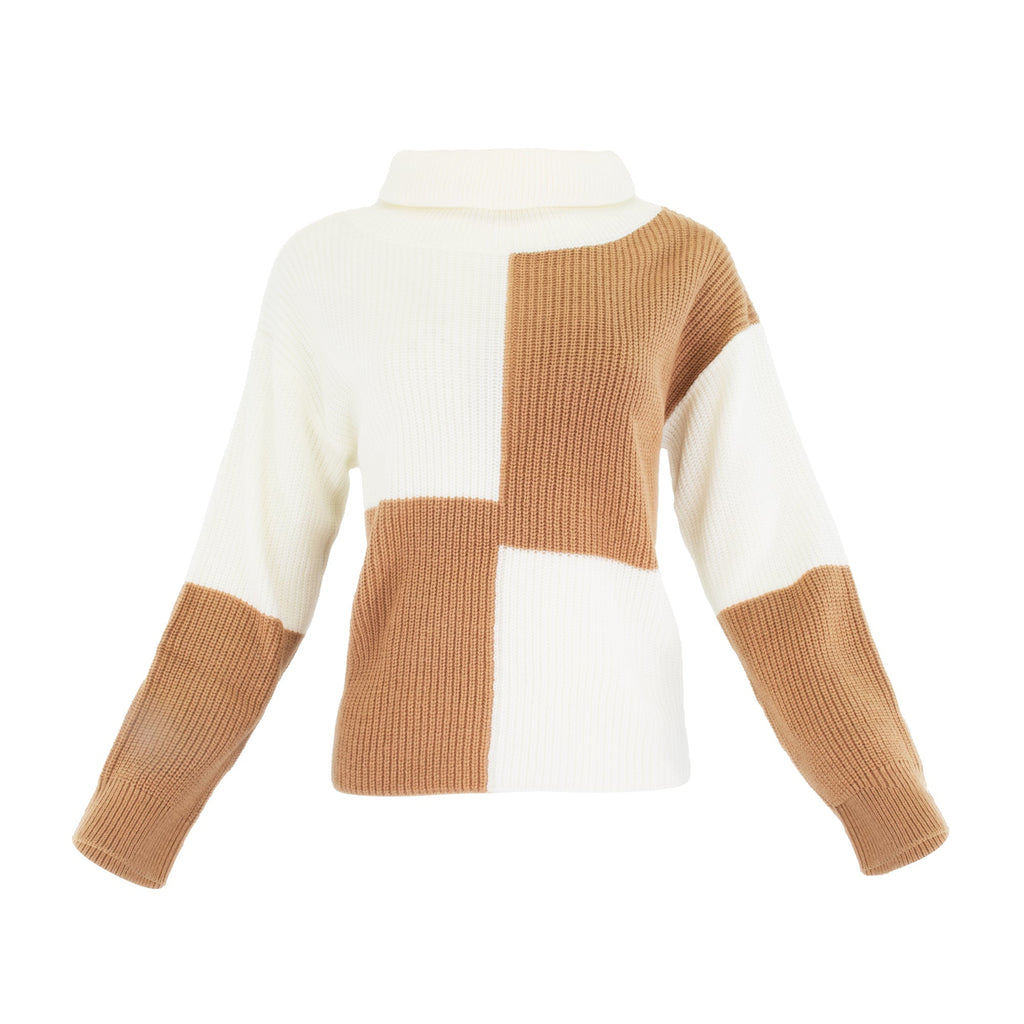 COLORBLOCK KNIT SWEATER profile-nyc