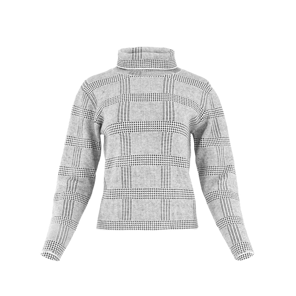 KNIT TURTLENECK SWEATER profile-nyc