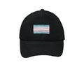 Transgender Flag Baseball Hats in Black The Awareness Company