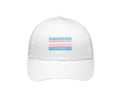 Transgender Flag Hats in White The Awareness Company