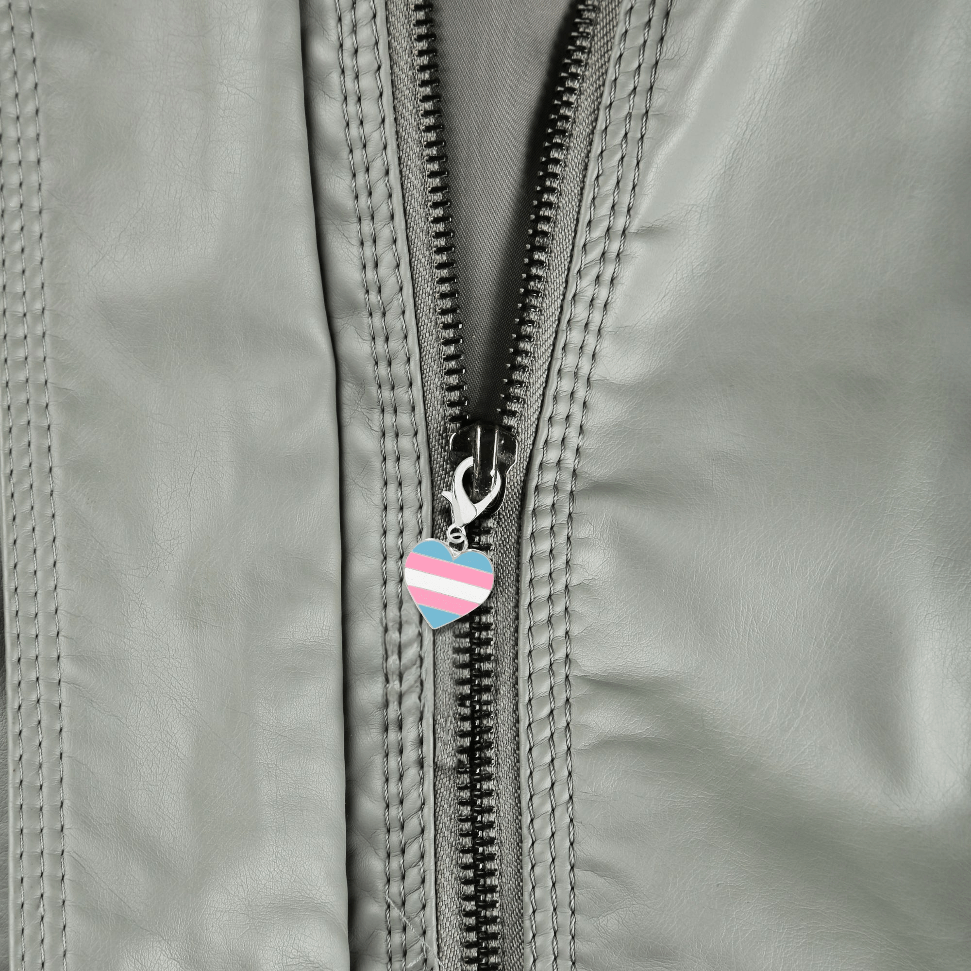 Transgender Flag Heart Hanging Charms The Awareness Company