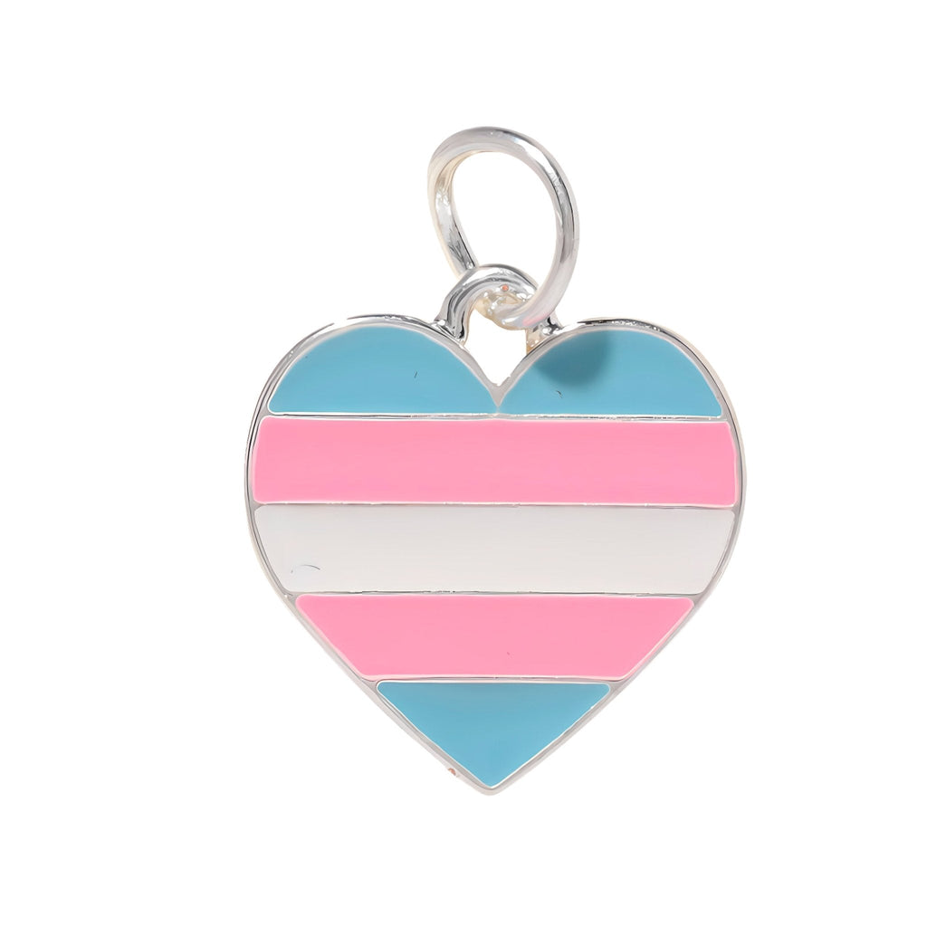 Transgender Heart Pride Charms The Awareness Company