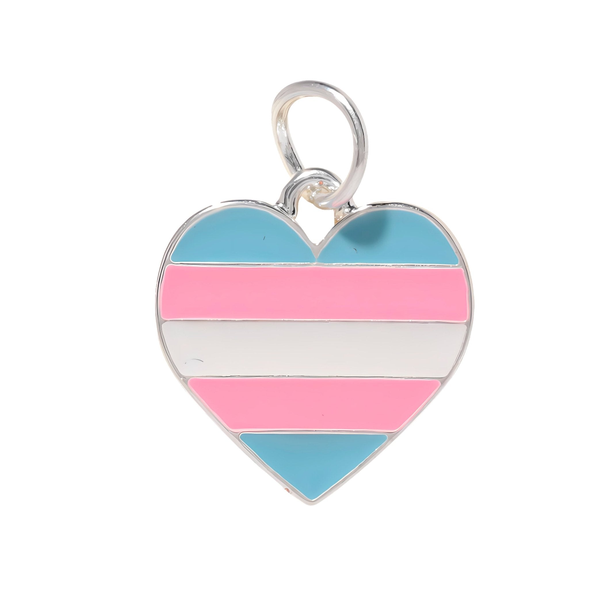 Transgender Heart Pride Charms The Awareness Company