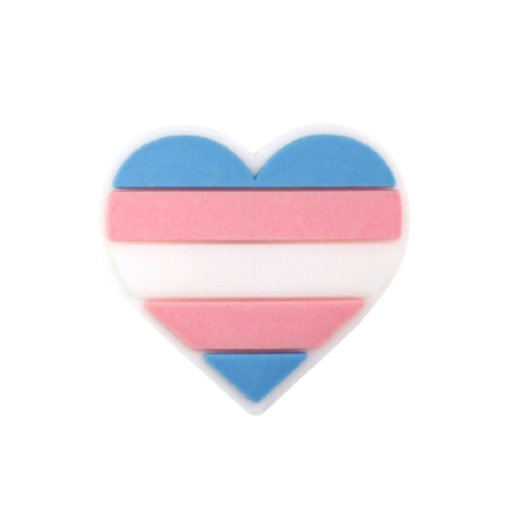Transgender Heart Silicone Pins The Awareness Company