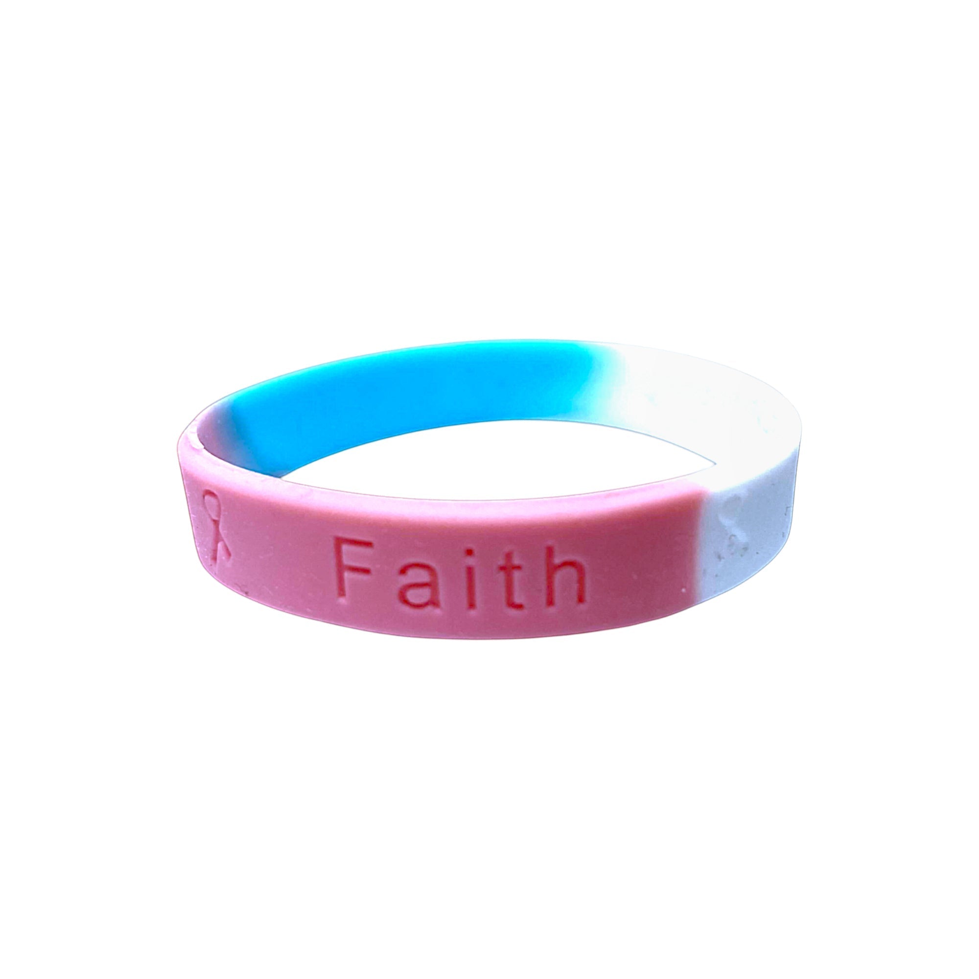Transgender Hope Faith Love Silicone Bracelets The Awareness Company