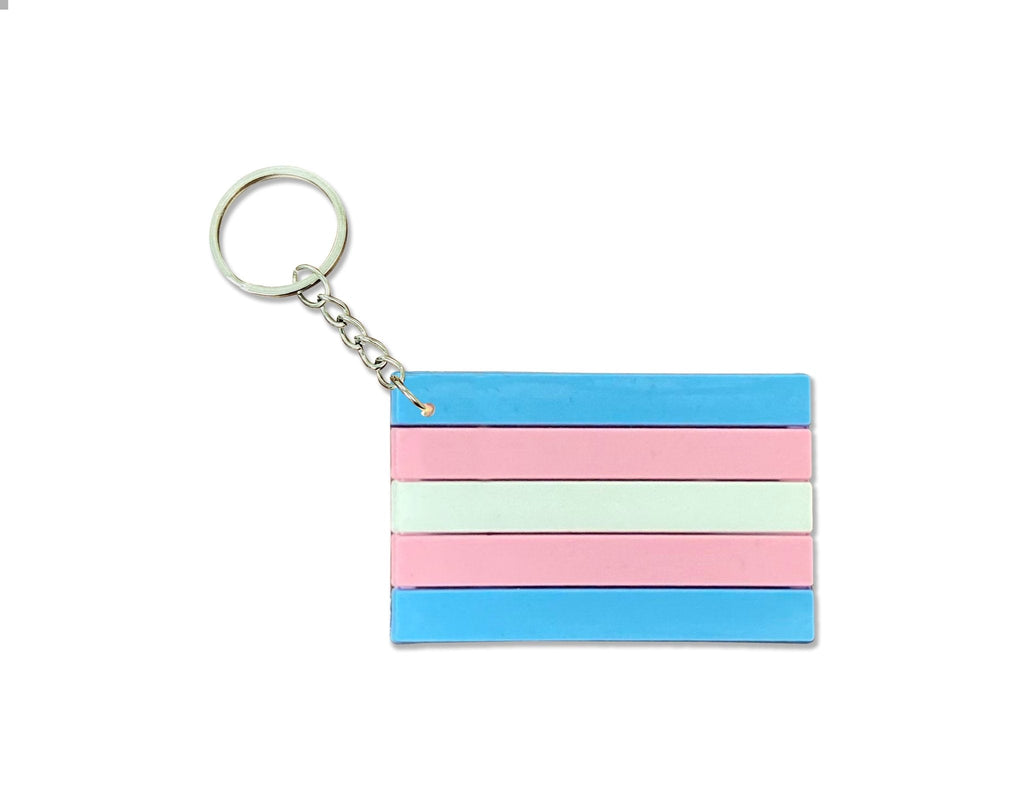 25 Pack Transgender Pride Flag Keychains The Awareness Company