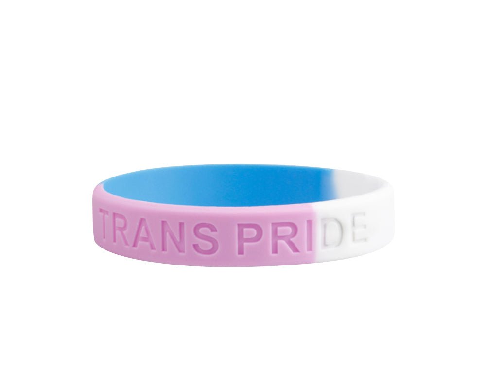 Transgender PRIDE Silicone Bracelets The Awareness Company