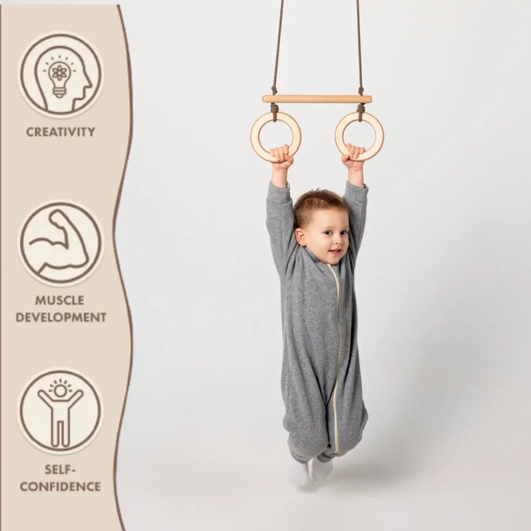 Trapeze swing bar with rings Goodevas B2B