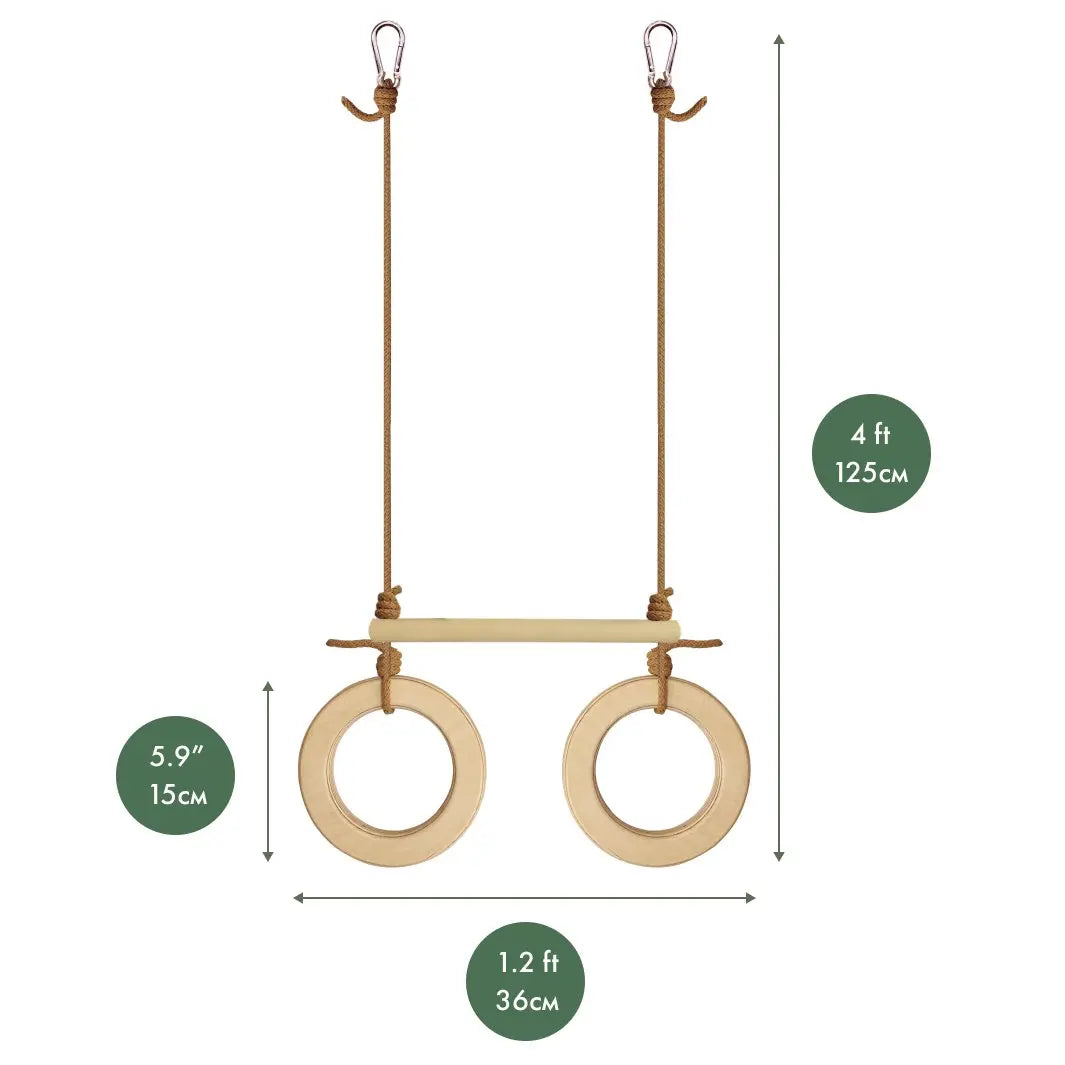 Trapeze swing bar with rings Goodevas B2B