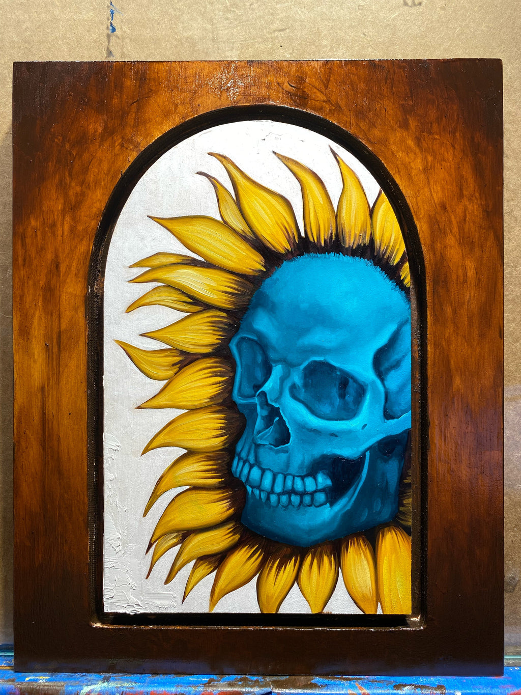 Trekell Framed Rounded Arch Floater Panel - Wooden Painting Canvas + Frame Trekell Art Supplies