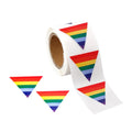 Triangle Rainbow Flag Stickers (250 per Roll) The Awareness Company