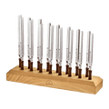 Pro 16 Vibrational Therapy Steel Tuning Fork Set - Weighted Sound Healing LAB