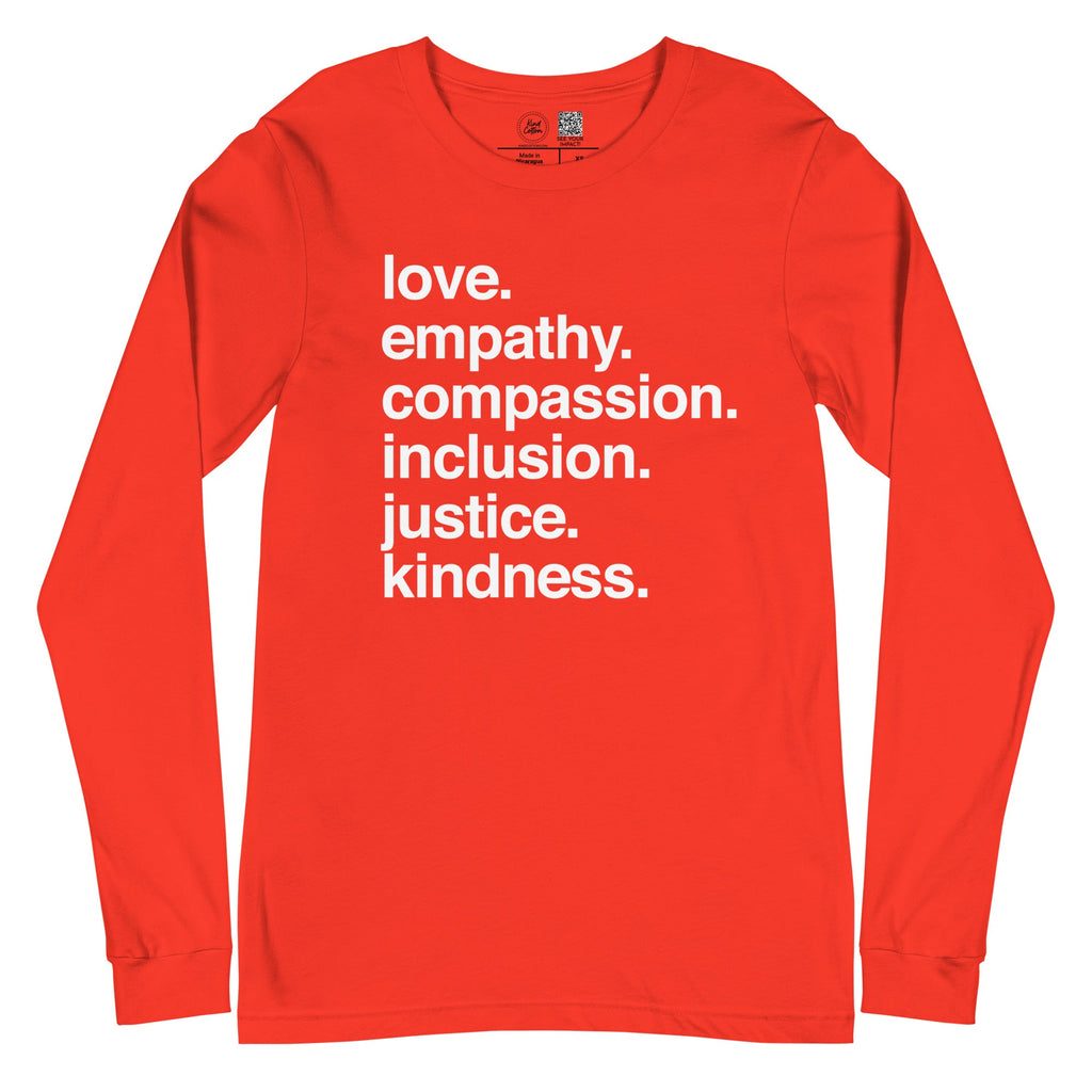 'Kindness Is' Classic Long Sleeve Kind Cotton