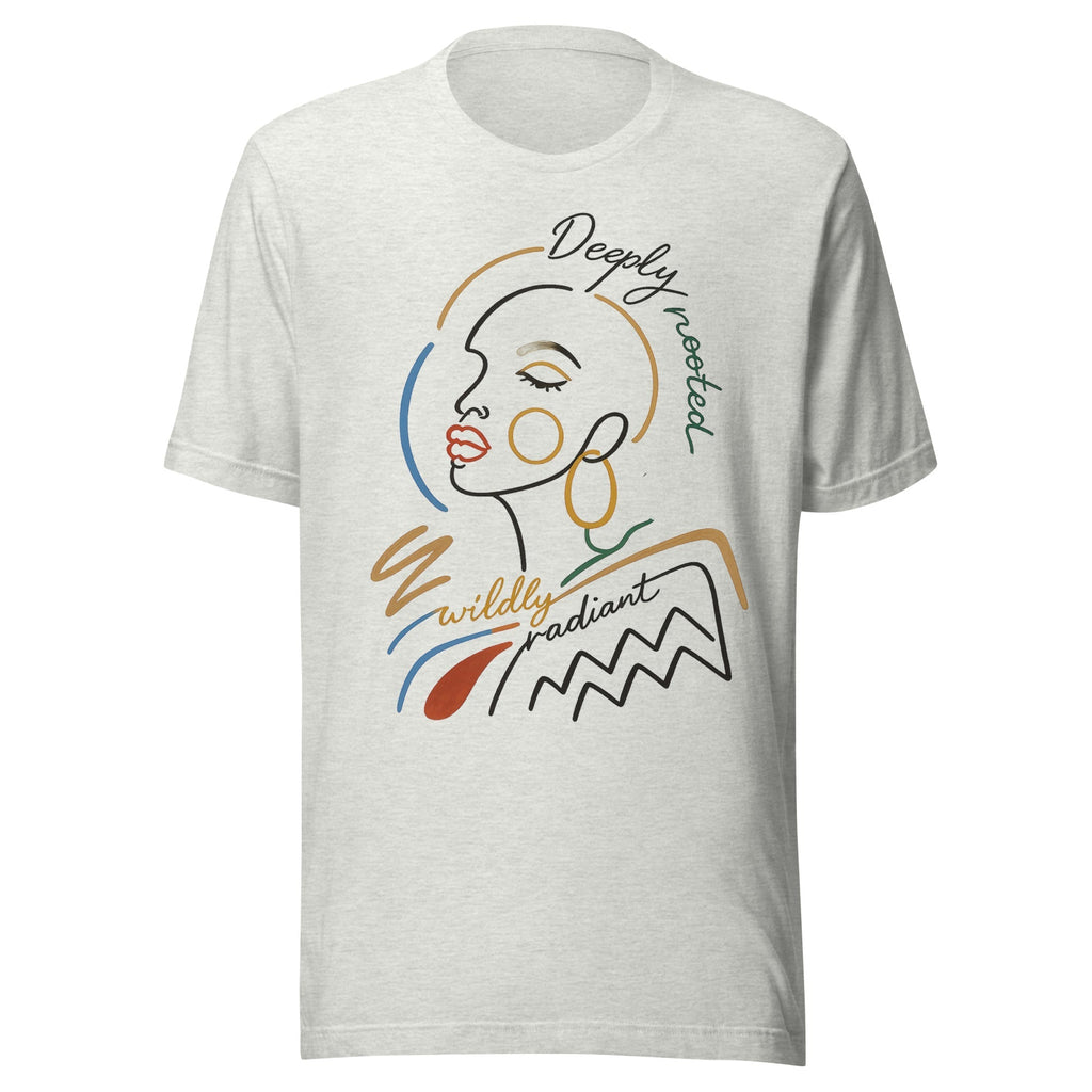 Radiant Graphic Cotton T-shirt Boho Brown