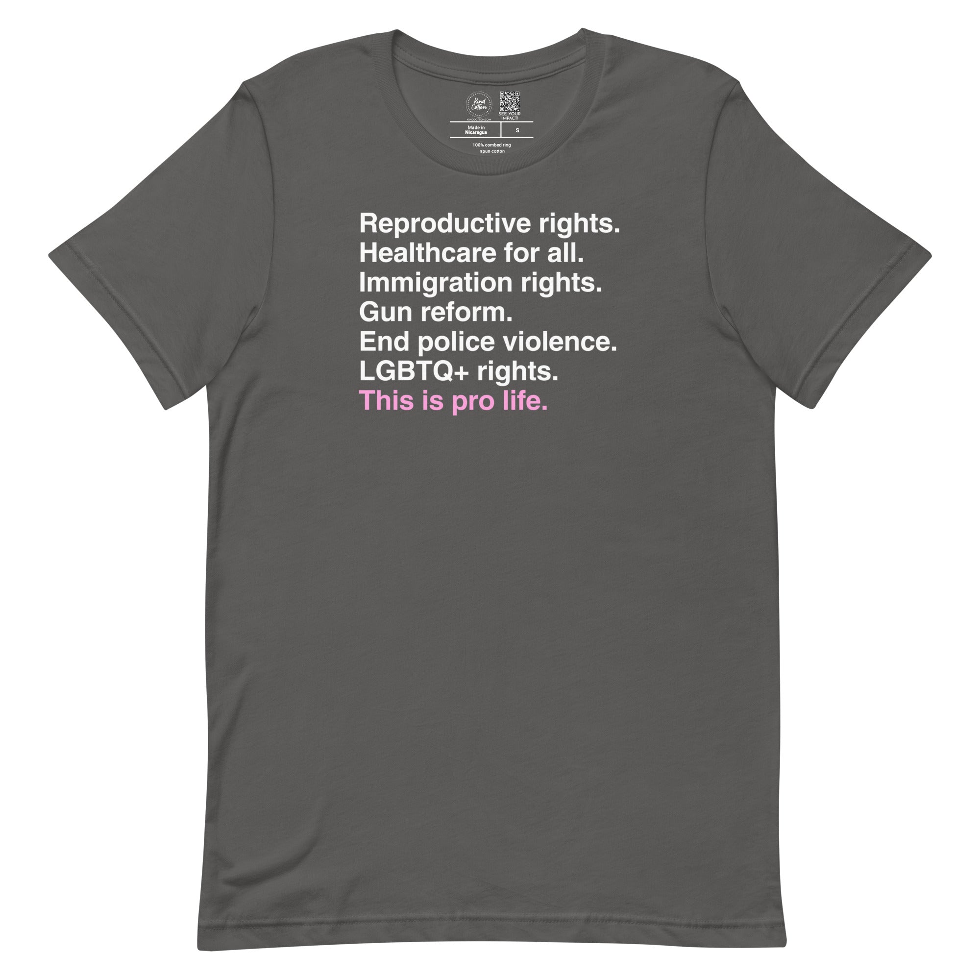 Reproductive Rights Classic Tee Kind Cotton