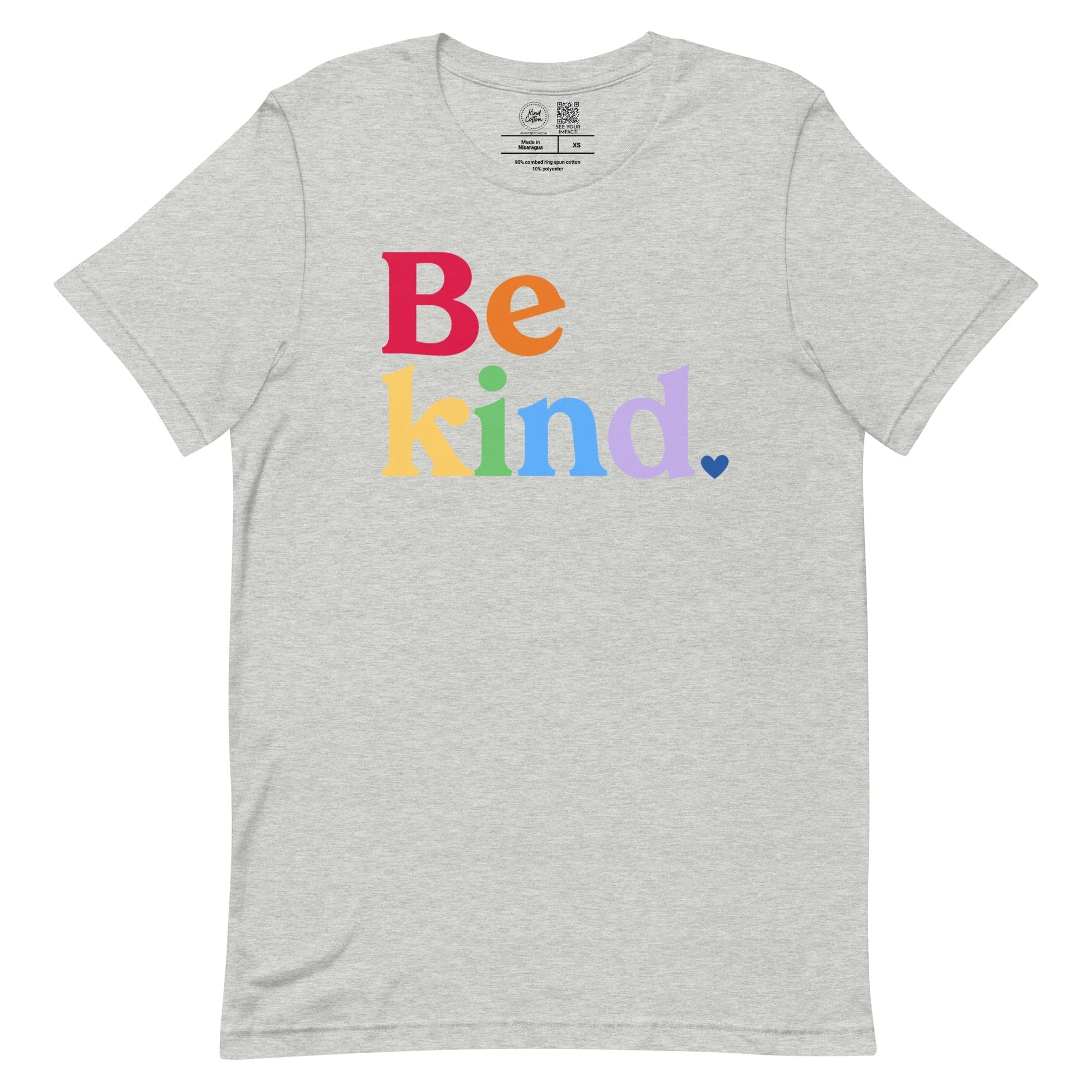 Be Kind Rainbow Classic Tee Kind Cotton