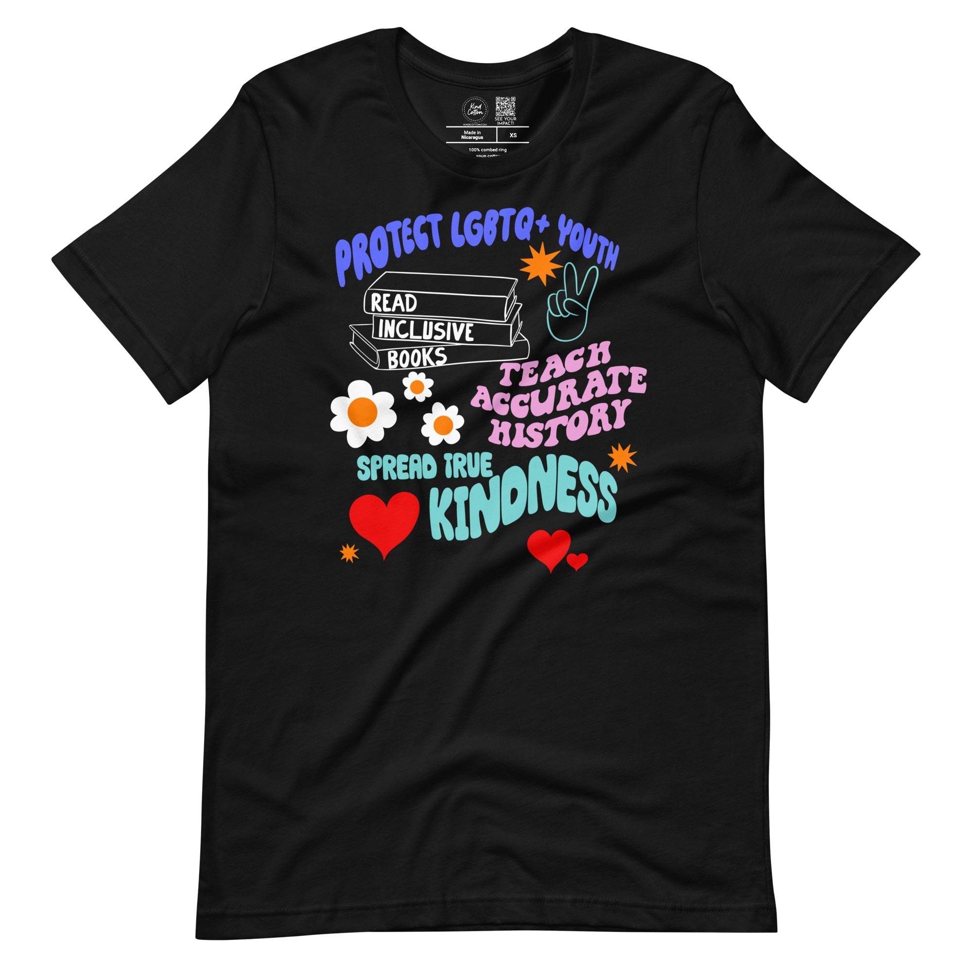 Protect, Read, Teach, Spread Classic Tee Kind Cotton