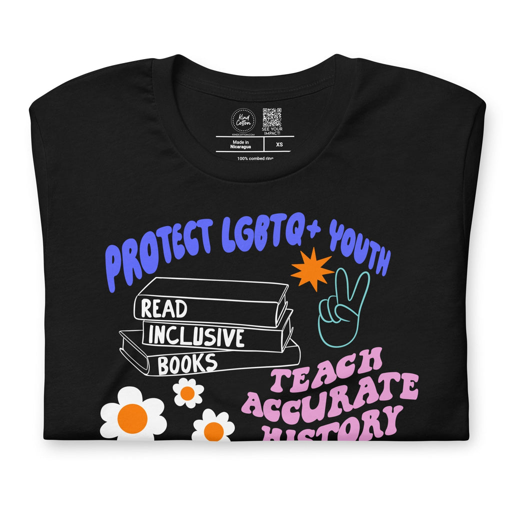 Protect, Read, Teach, Spread Classic Tee Kind Cotton