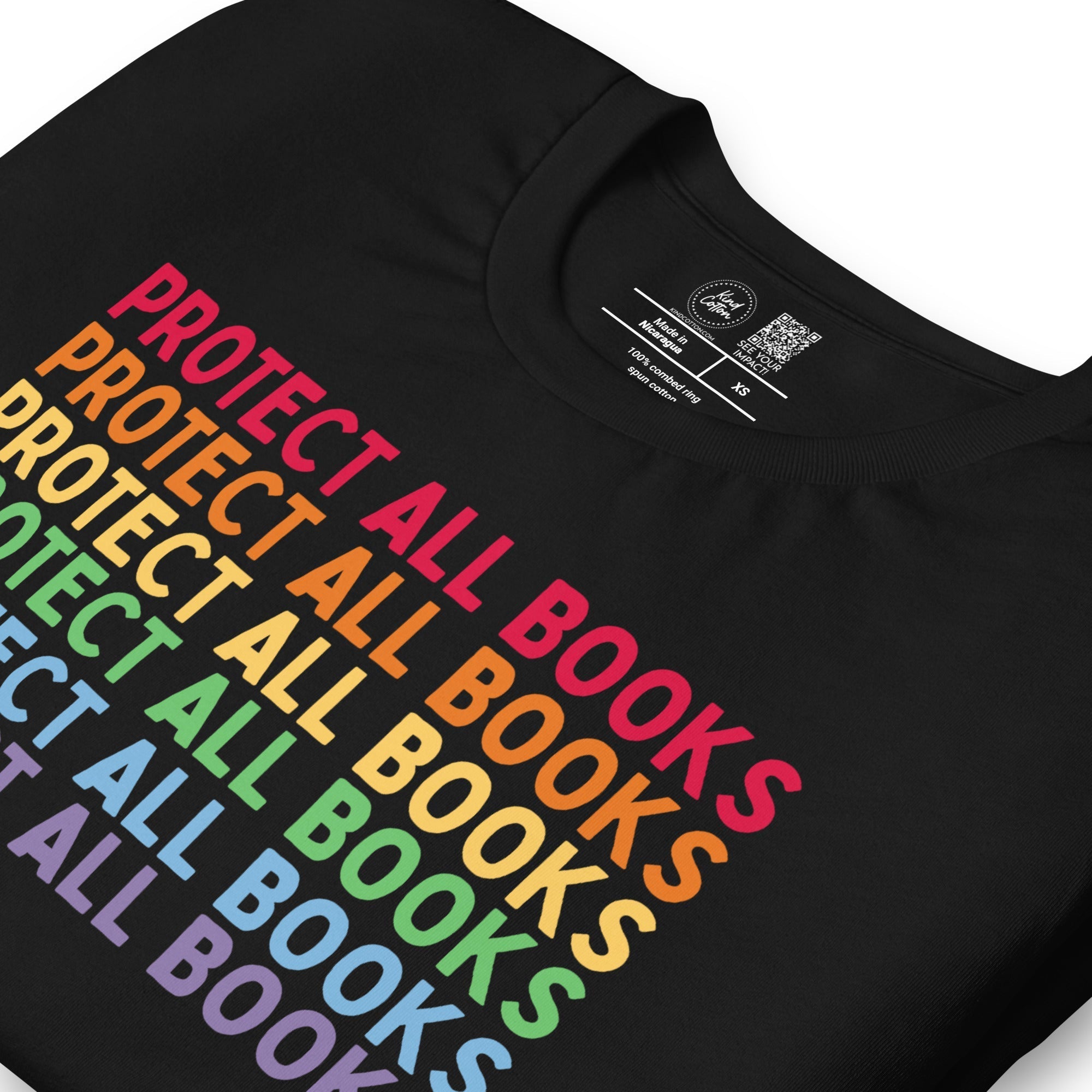 Protect All Books Classic Tee Kind Cotton