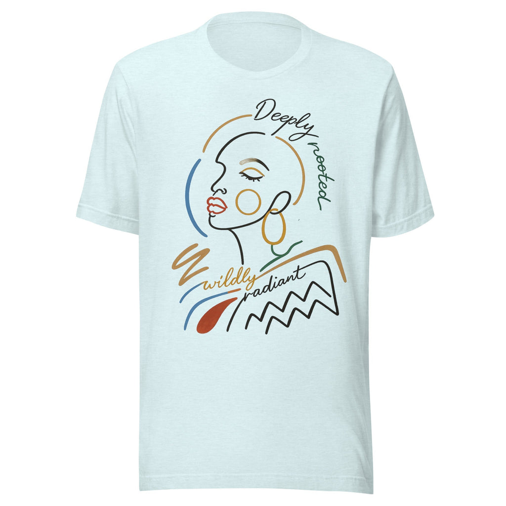 Radiant Graphic Cotton T-shirt Boho Brown